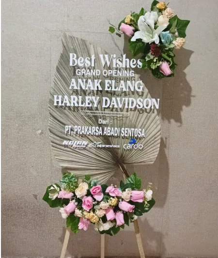 Papan Akrilik Ucapan Grand Opening Manado